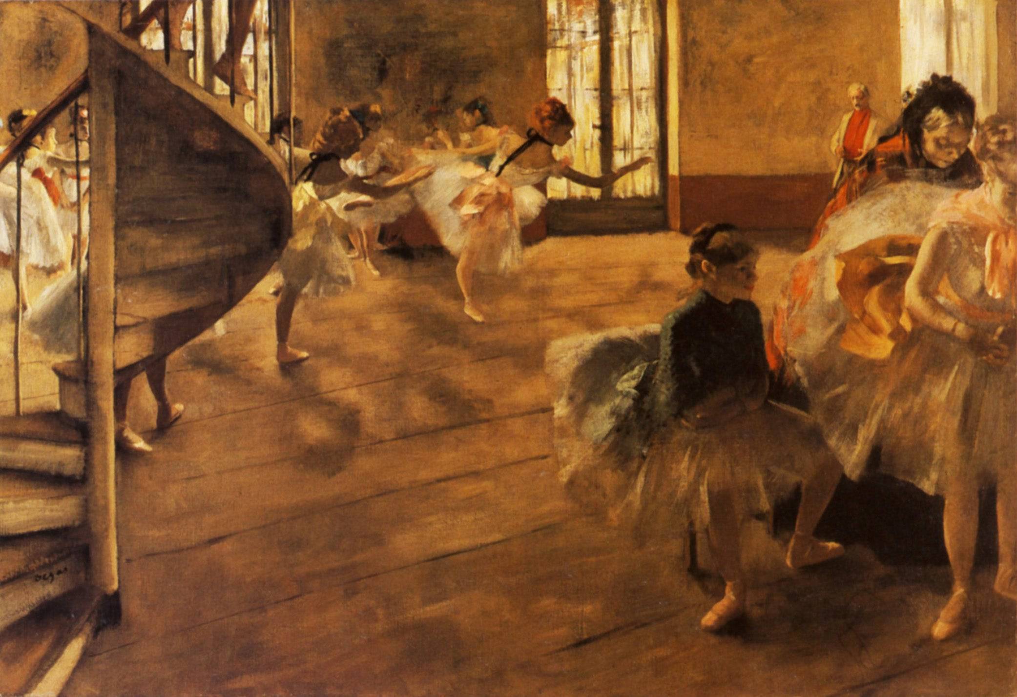 The Rehearsal - Edgar Degas