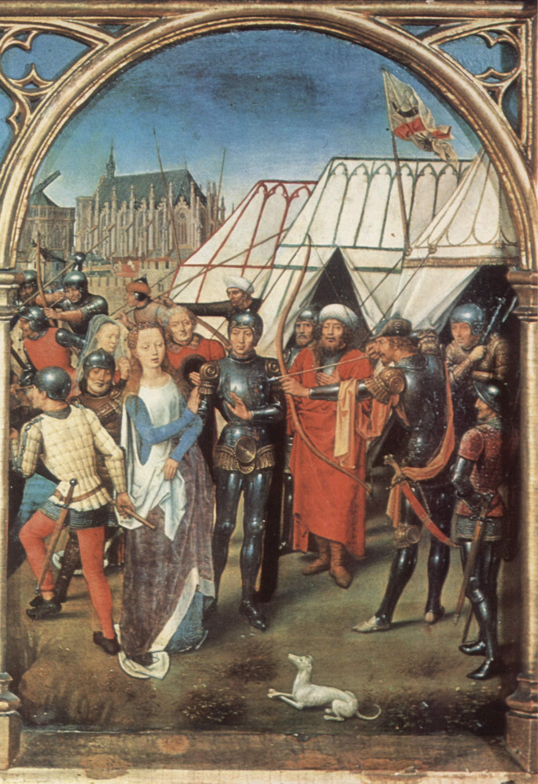The Reliquary of St. Ursula by Hans Memling — hand-painted cultural oil painting reproduction on canvas