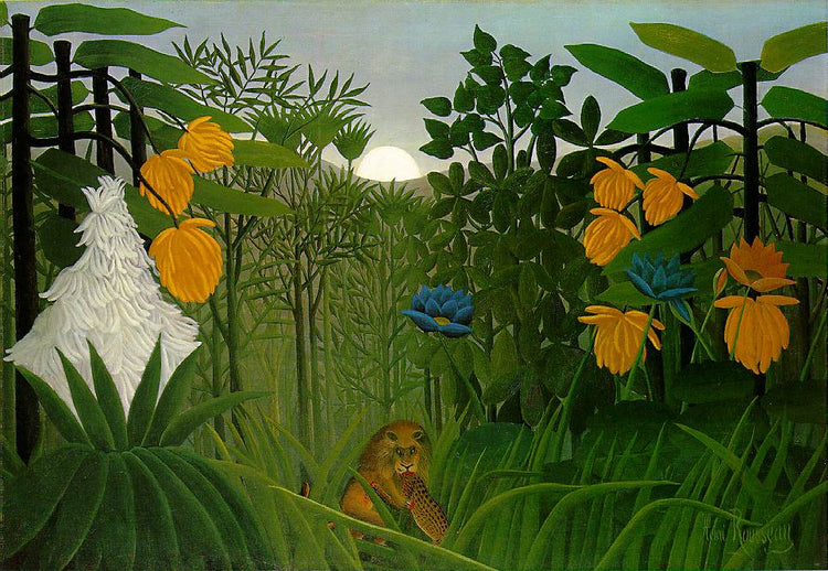 The Repast of the Lion - Henri Rousseau