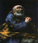 The Repentant Saint Peter by Francisco Goya — hand-painted portrait oil painting reproduction on canvas