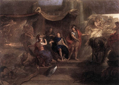 The Resolution of Louis Xiv to Make War on the Dutch Republic in master bedroom