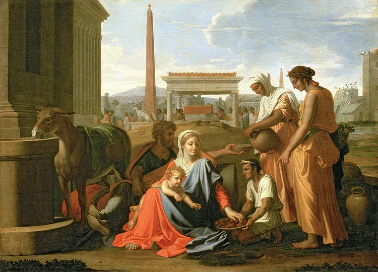 The Rest on the Flight into Egypt - Nicolas Poussin