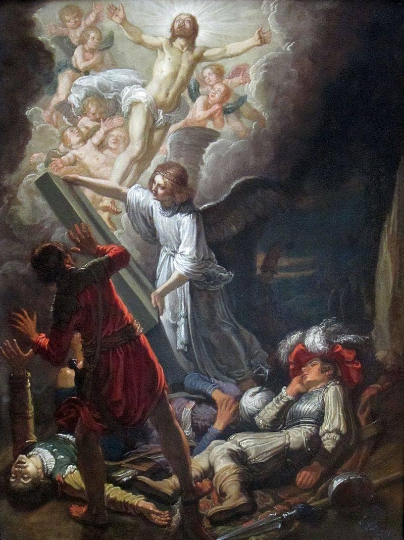 The Resurrection of Christ by Pieter Lastman — hand-painted cultural oil painting reproduction on canvas