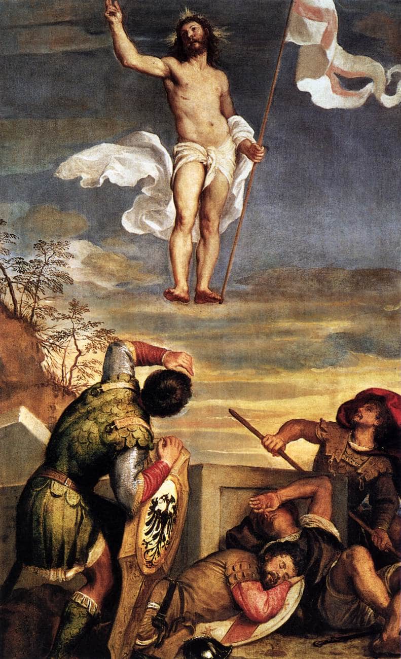 The Resurrection by Titian — hand-painted cultural oil painting reproduction on canvas