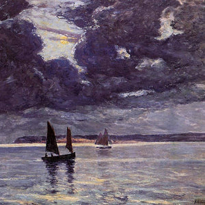 The Return of the Fishing Boats by Maxime Maufra — Oil Painting Reproduction