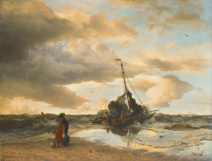 The return of the shrimp fishermen - Andreas Achenbach