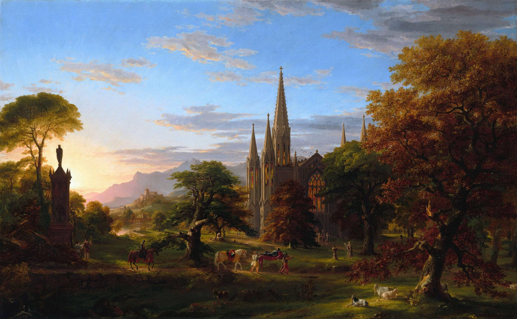 The Return by Thomas Cole — hand-painted botanical oil painting reproduction on canvas