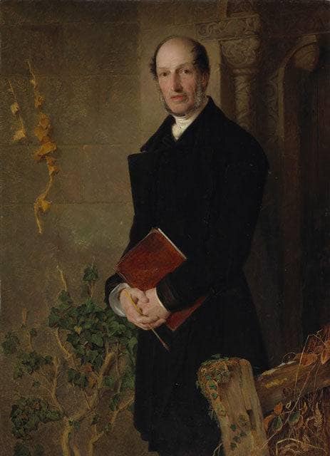 The Reverend James Bulwer by Frederick Sandys — hand-painted portrait oil painting reproduction on canvas