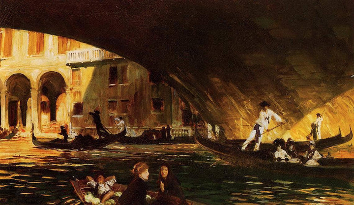 The Rialto by John Singer Sargent — hand-painted architectural oil painting reproduction on canvas