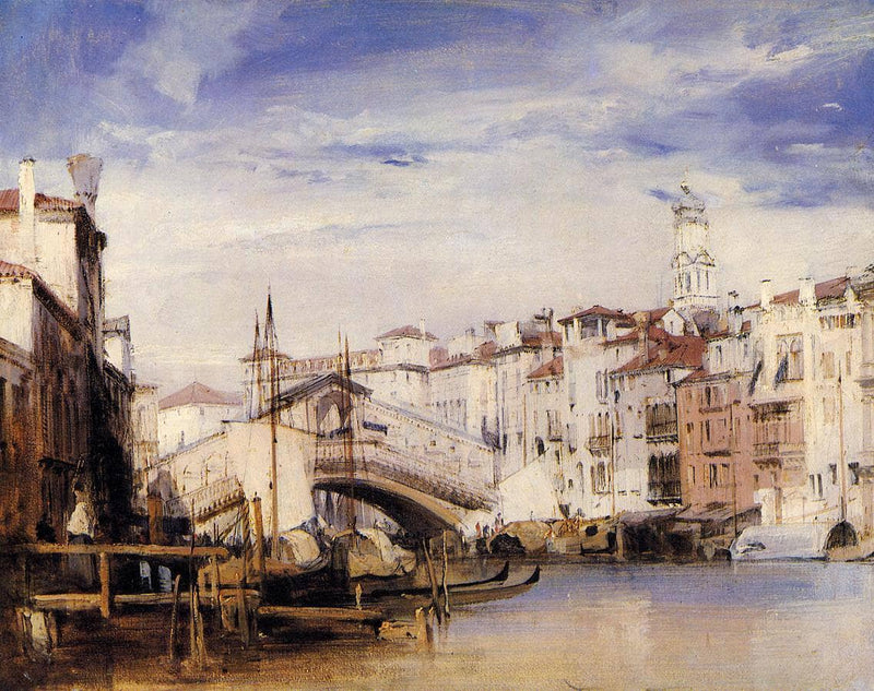 The Rialto, Venice on gallery wrap