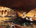 The Rialto, Venice by John Singer Sargent — hand-painted architectural oil painting reproduction on canvas