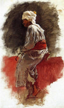 The Rider by Edwin Lord Weeks — male oil painting wall art, Orientalism