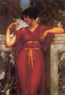 The Ring by John William Godward — male oil painting wall art, Neoclassicism