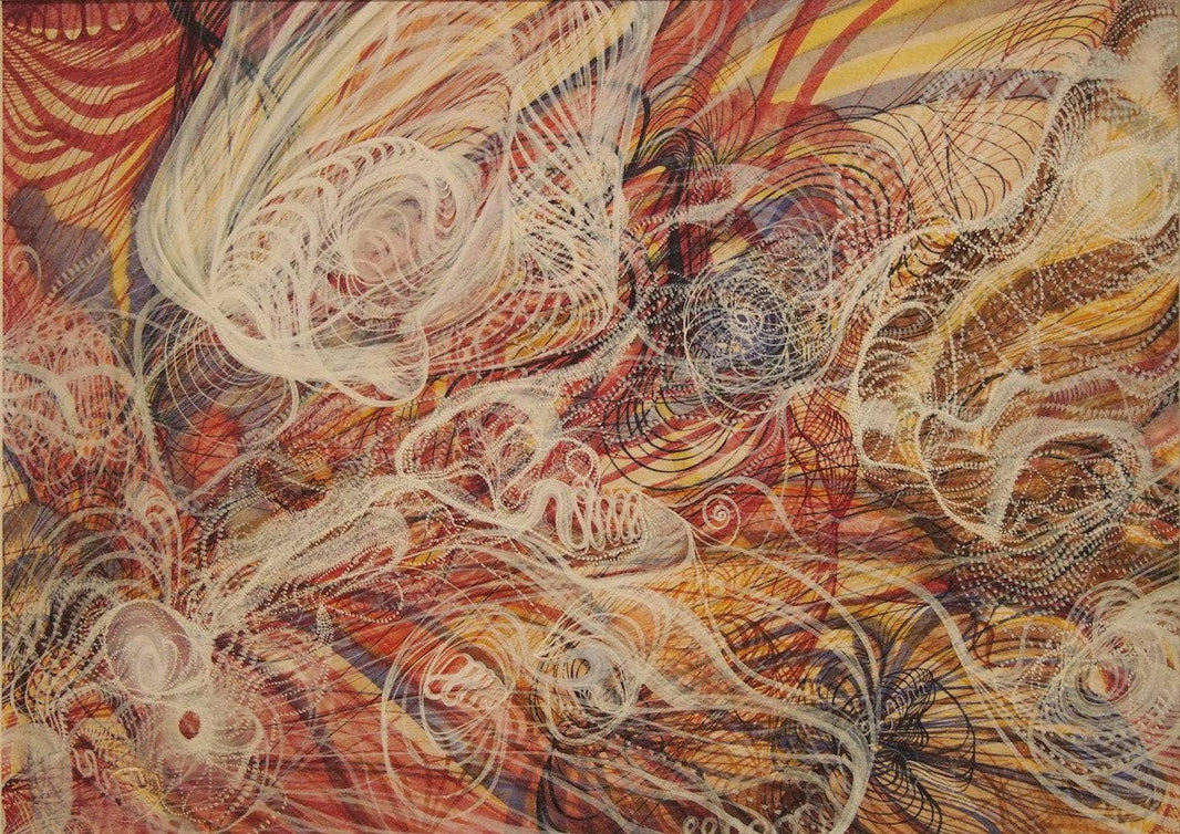 The Risen Lord by Georgiana Houghton — hand-painted abstract oil painting reproduction on canvas