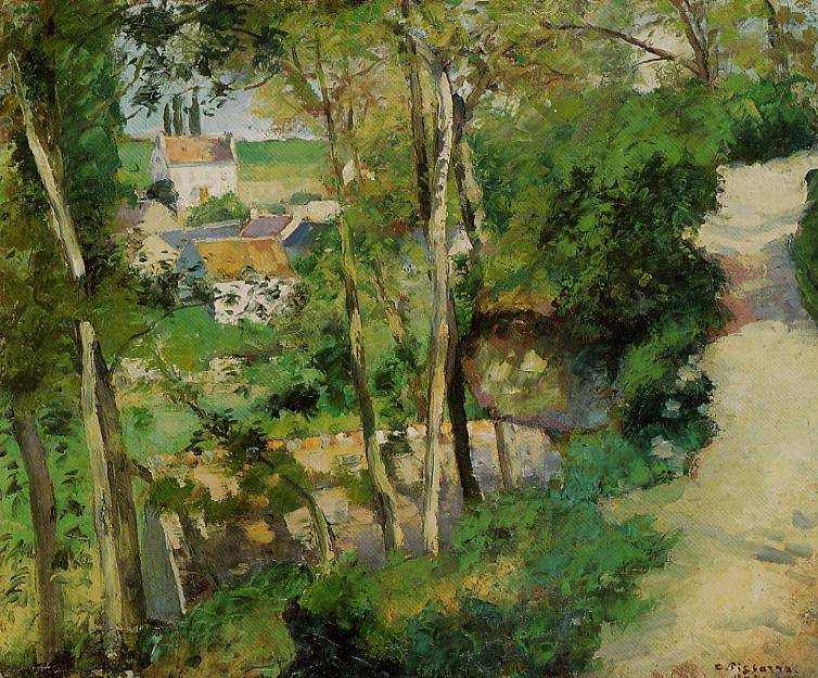 The Rising Path, Pontoise - Camille Pissarro