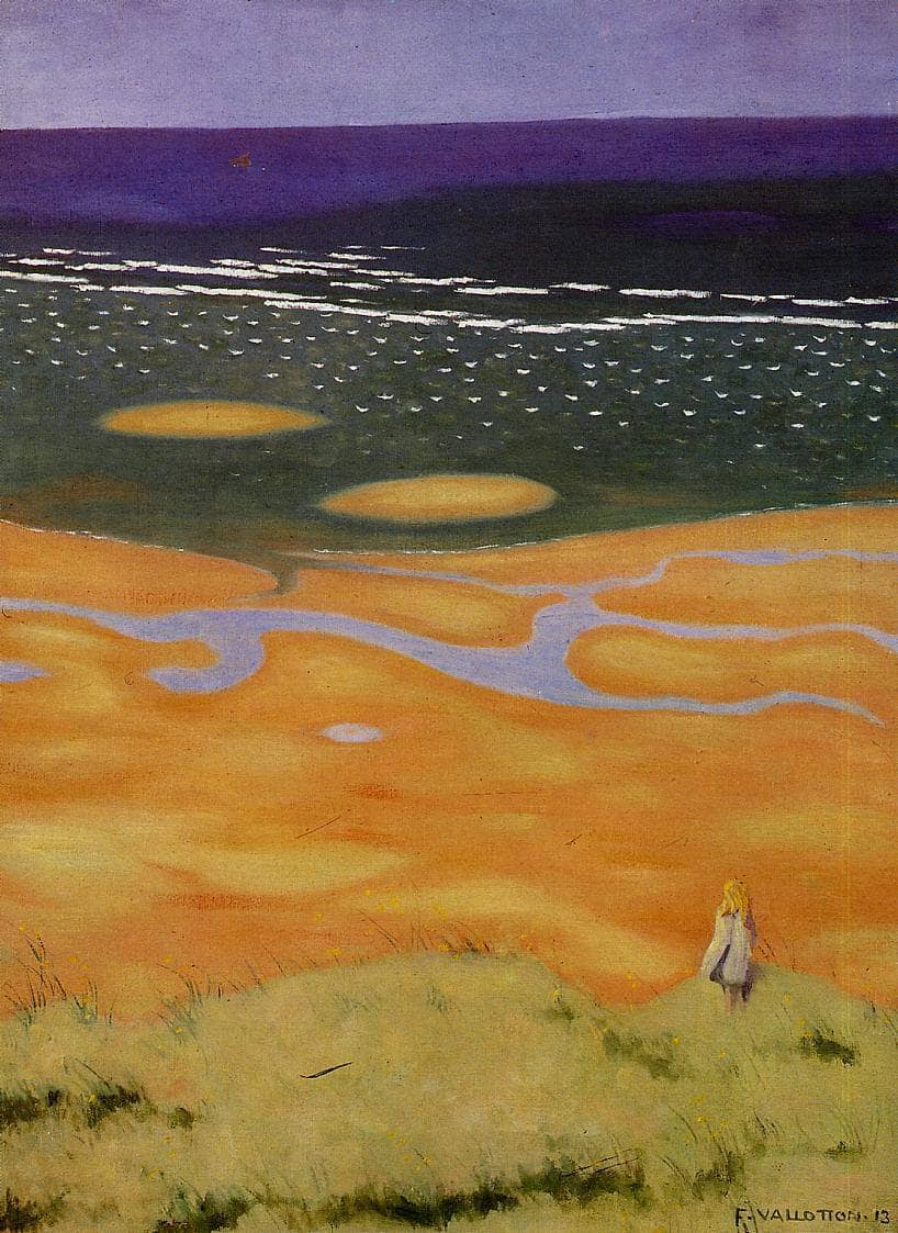 The Rising Tide by Felix Vallotton — hand-painted abstract oil painting reproduction on canvas