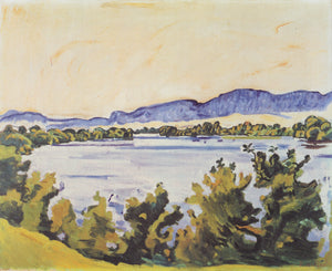 The river Aare in Solothurn - Ferdinand Hodler