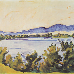 The river Aare in Solothurn by Ferdinand Hodler — Oil Painting Reproduction