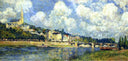 The River at Saint Cloud by Alfred Sisley, seascapes oil painting wall art, Impressionism