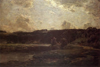 The River Bend by Julian Alden Weir — hand-painted botanical oil painting reproduction on canvas