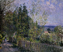 The Road in the Woods by Alfred Sisley — hand-painted botanical oil painting reproduction on canvas