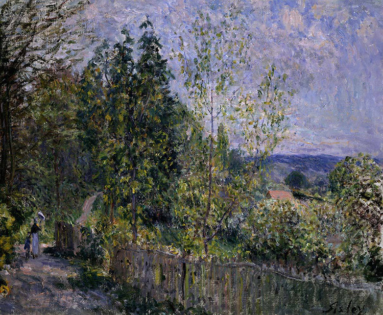 The Road in the Woods - Alfred Sisley