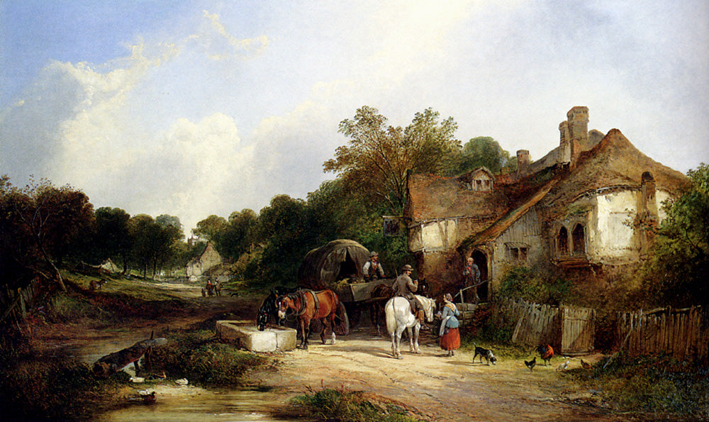 The Road Side Inn, Somerset - William Shayer