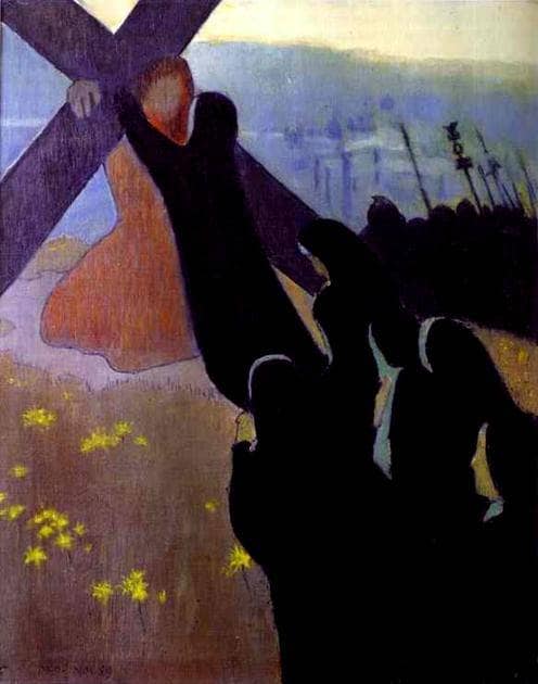 The Road to Calvary by Maurice Denis — hand-painted abstract oil painting reproduction on canvas