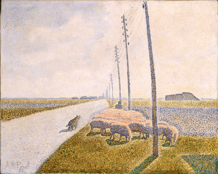 The Road to Nieuport - Alfred William Finch