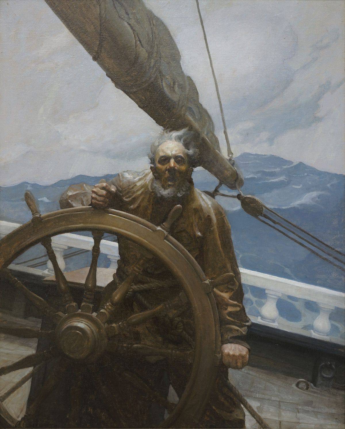 The Roaring Skipper - N.C. Wyeth