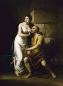 The Roman Daughter by Rembrandt Peale — hand-painted cultural oil painting reproduction on canvas
