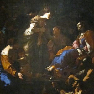The Roman Empress Faustina Visiting Saint Catherine of Alexandria in Prison