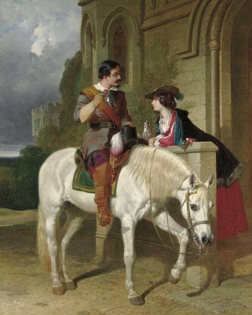 The Rose by John Frederick Herring Sr. — hand-painted animal oil painting reproduction on canvas