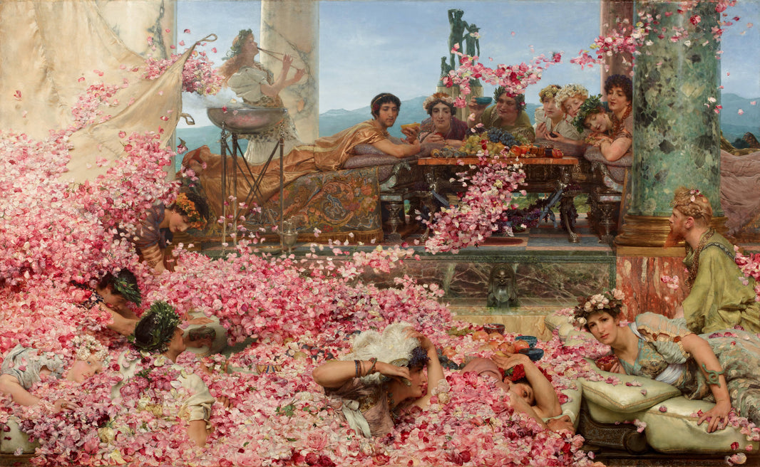 The Roses of Heliogabalus by Sir Lawrence Alma-Tadema — hand-painted still oil painting reproduction on canvas