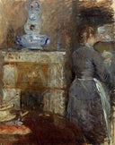 The Rouart's Dining Room by Berthe Morisot — hand-painted eco oil painting reproduction on canvas