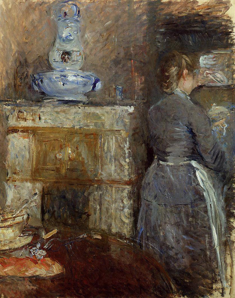 The Rouart's Dining Room - Berthe Morisot