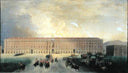 The Royal Palace of Caserta by Gabriele Smargiassi — hand-painted architectural oil painting reproduction on canvas