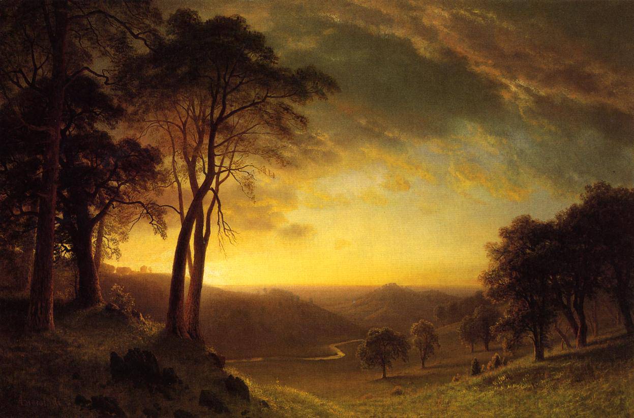 The Sacramento River Valley - Albert Bierstadt