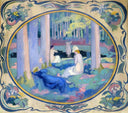 The Sacred Wood by Maurice Denis — hand-painted landscape oil painting reproduction on canvas