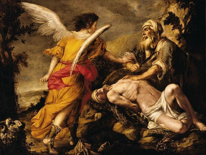 The Sacrifice of Isaac by Juan de Valdes Leal — hand-painted cultural oil painting reproduction on canvas
