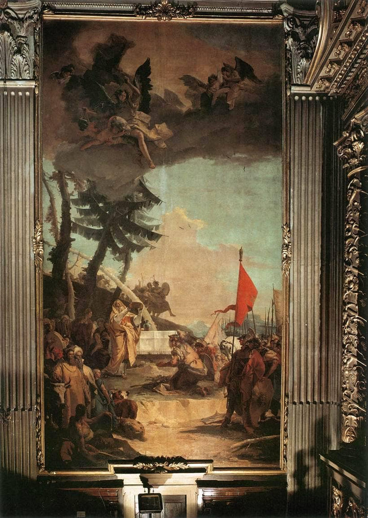 The Sacrifice of Melchizedek by Giovanni Battista Tiepolo — hand-painted cultural oil painting reproduction on canvas