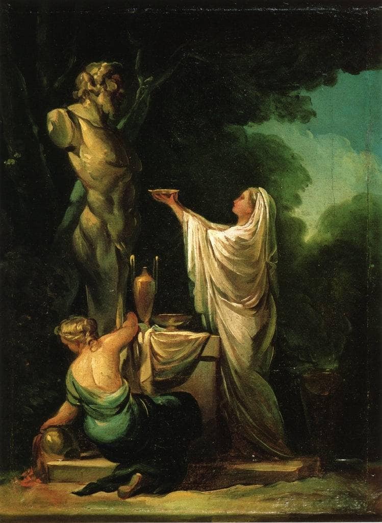 The Sacrifice to Priapus by Francisco Goya — hand-painted cultural oil painting reproduction on canvas