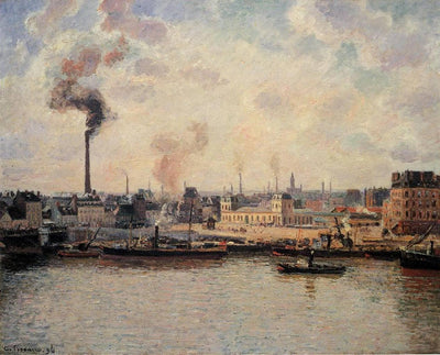 The Saint Sever Quay, Rouen in living room