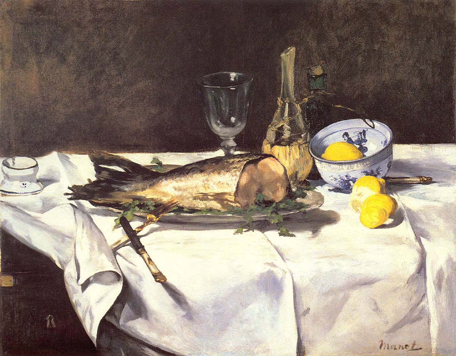 The Salmon - Edouard Manet