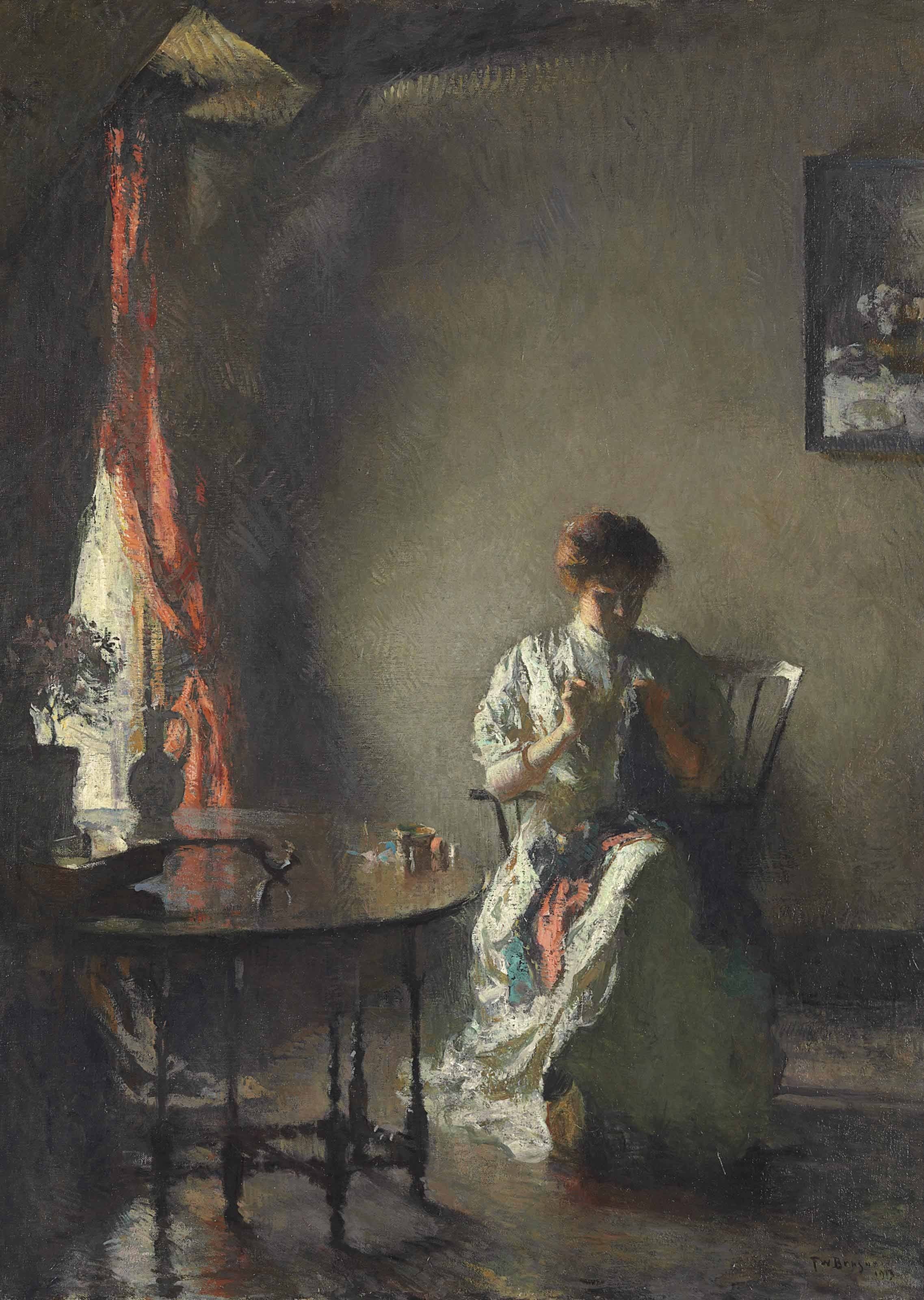 The Seamstress - Frank W. Benson