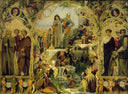 The Seeds and Fruit of English Poetry by Ford Madox Brown — fantasy oil painting wall art, Romanticism