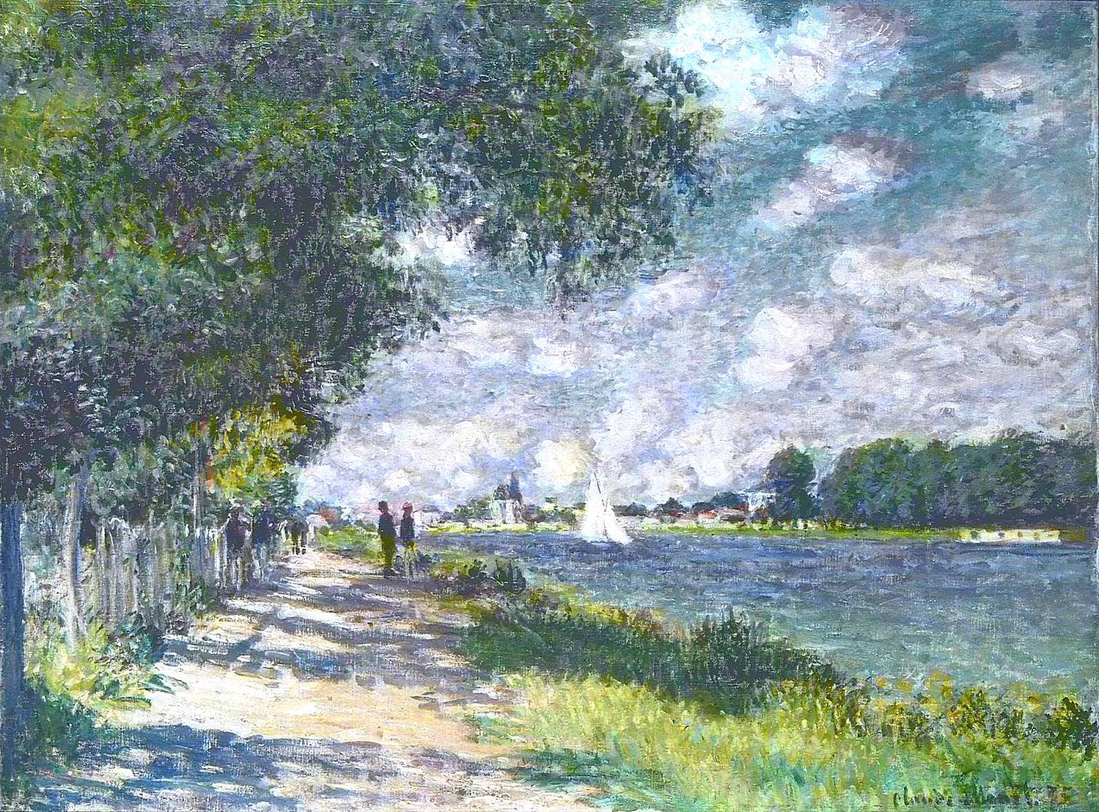 The Seine at Argenteuil - Claude Monet