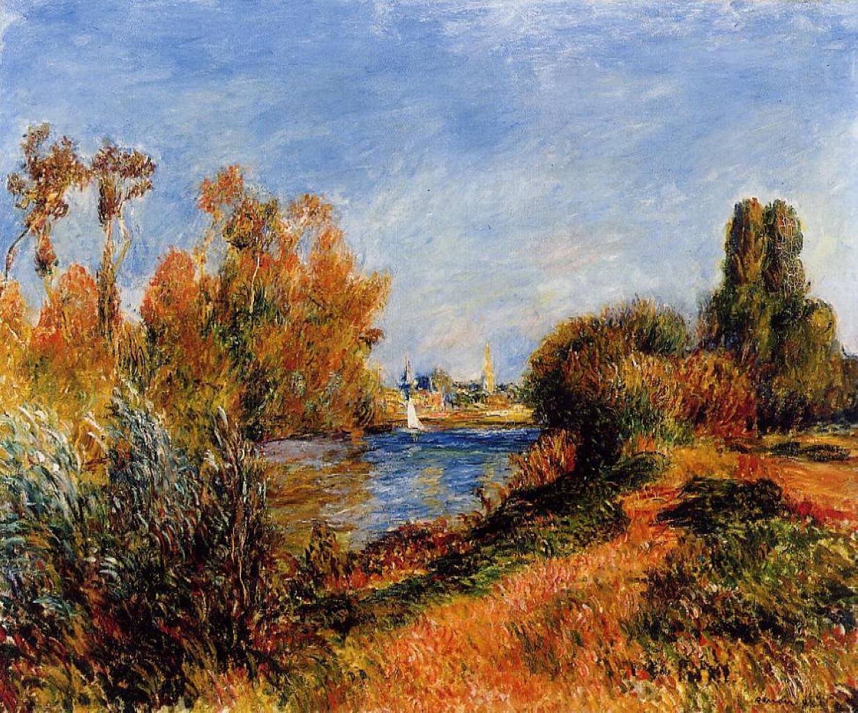 The Seine at Argenteuil - Pierre-Auguste Renoir