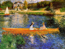 The Seine at Asnieres (The Skiff) by Pierre-Auguste Renoir — hand-painted landscape oil painting reproduction on canvas