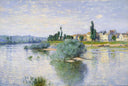 The Seine at Lavacourt by Claude Monet — hand-painted landscape oil painting reproduction on canvas